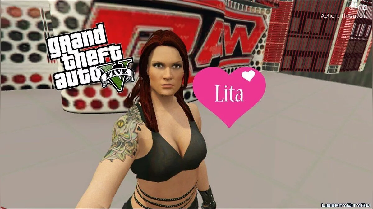 WWE-Lita [Add-On] / GTA 5