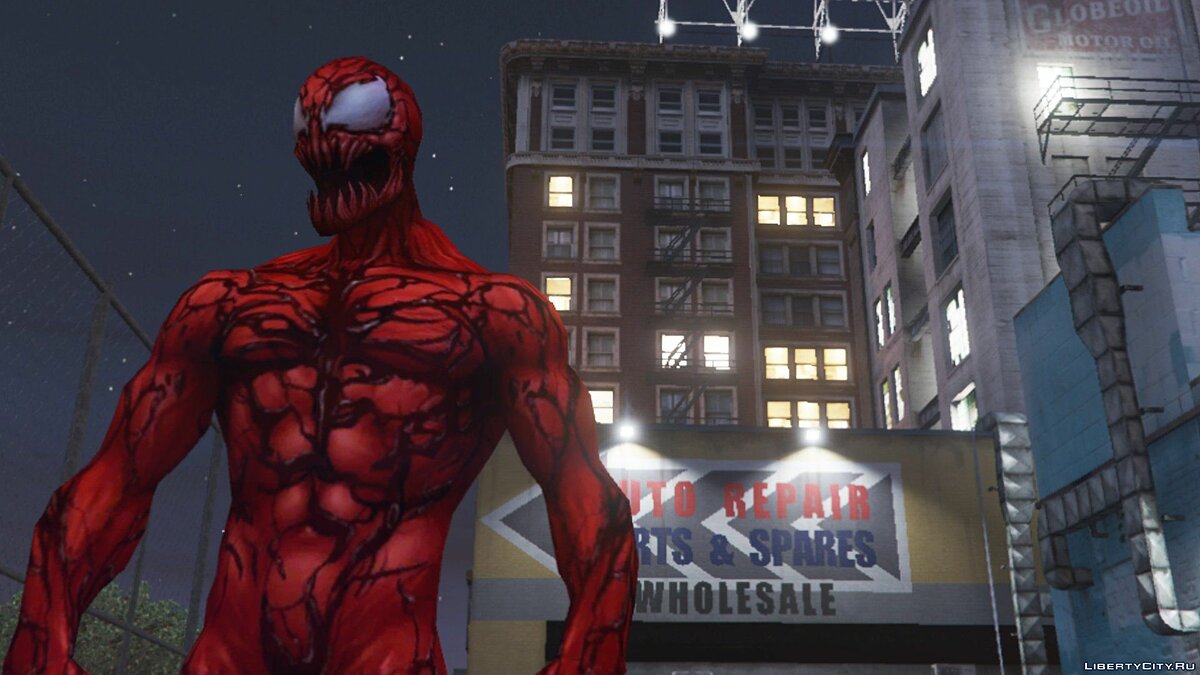 Скачать Carnage (Marvel Future Fight) [ADD-ON] 2.0 для GTA 5