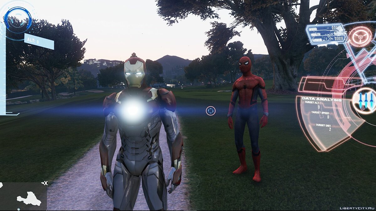 Скачать Iron Man Mark 47 (Spider-man Home Coming) [Add-On Ped] 1.3 для GTA 5