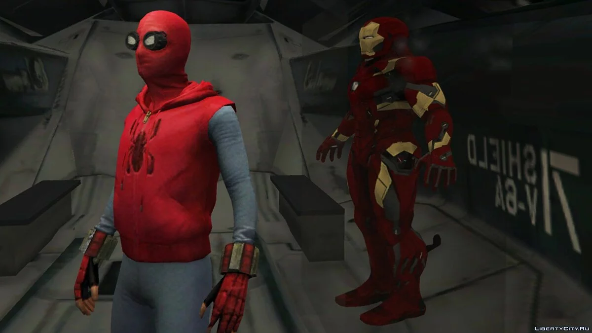 Spider-Man Home-Made Suit (Fixed shaking issue) 1.2 / GTA 5