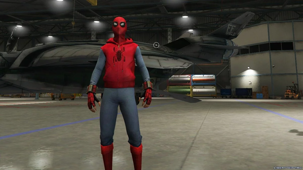 Spider-Man Home-Made Suit (Fixed shaking issue) 1.2 / GTA 5