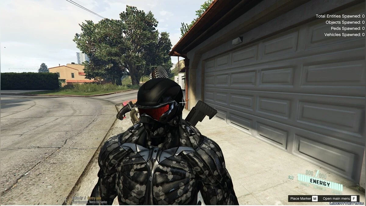 Crysis 2 NanoSuit Black-Hexed [Retexture] [2K] [Add-On] Final / GTA 5