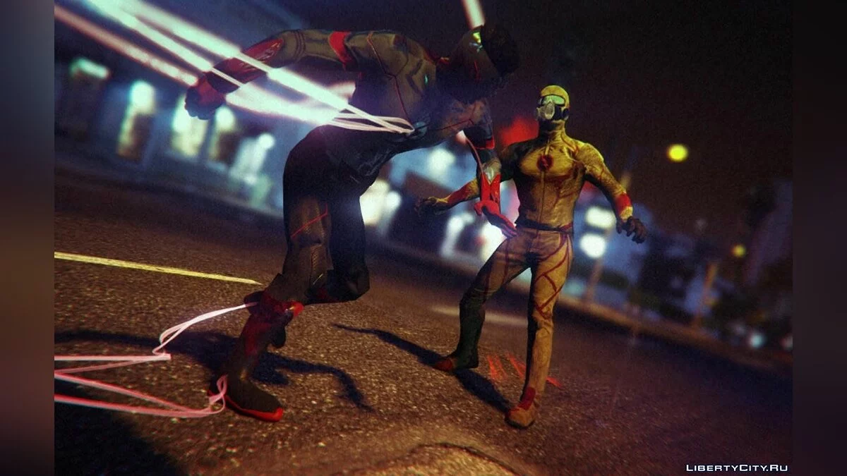 Silver Kid Flash V2 (CW Kid Flash V2 retexture) / GTA 5