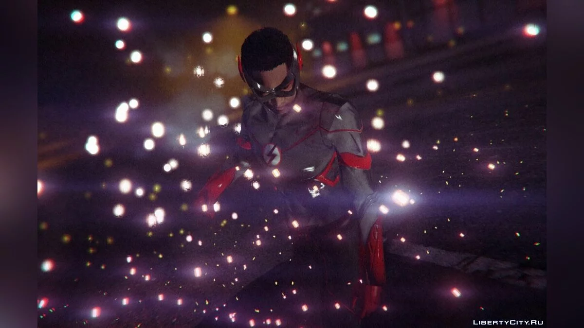 Silver Kid Flash V2 (CW Kid Flash V2 retexture) / GTA 5