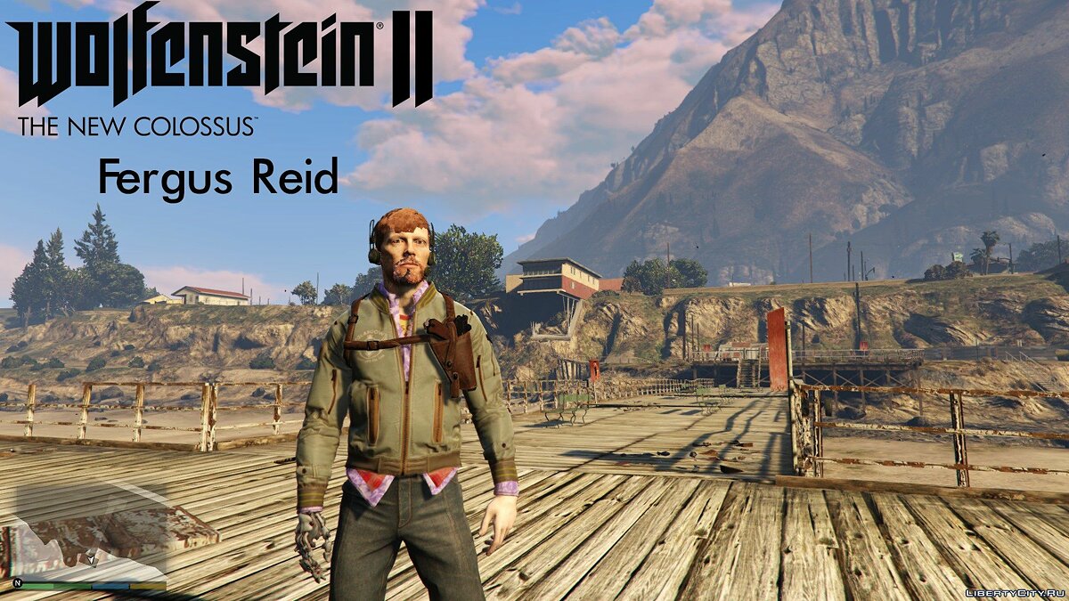 Скачать Wolfenstein II The New Colossus - Fergus Reid для GTA 5