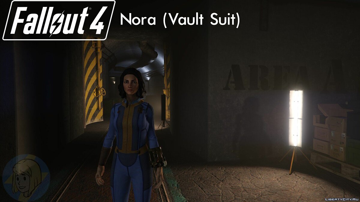 Скачать Fallout 4 - Nora (Vault Suit) для GTA 5