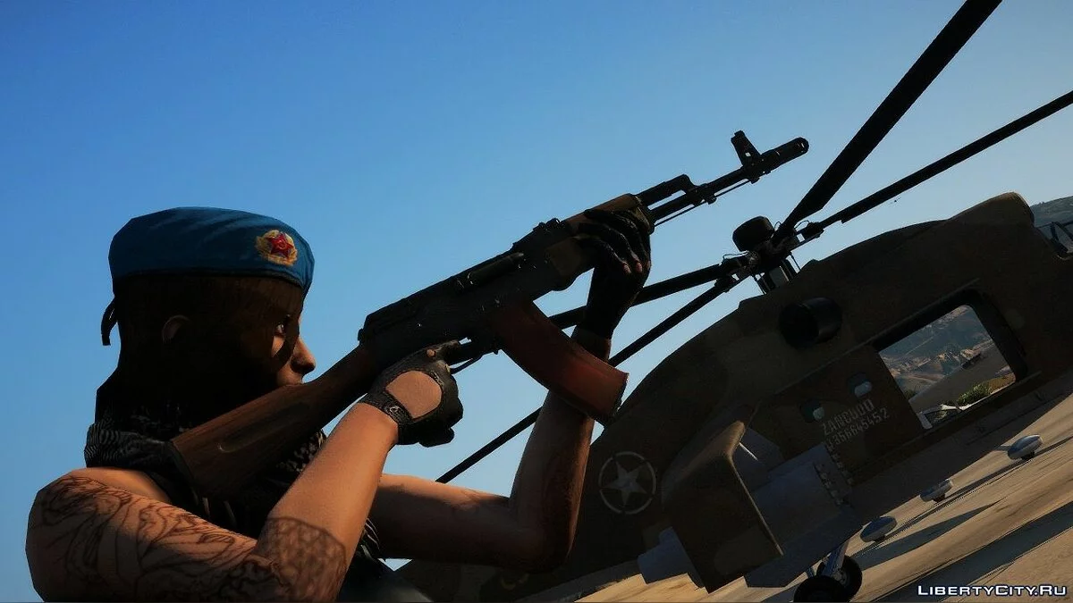 ВДВ Soviet Beret For MP FemaleMale 1.0 / GTA 5