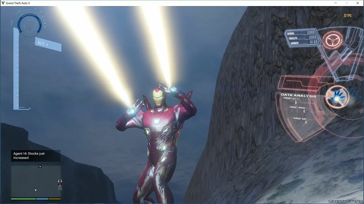 Iron Man Mark 50 (MFF version Full emissive update) 1.2 / GTA 5