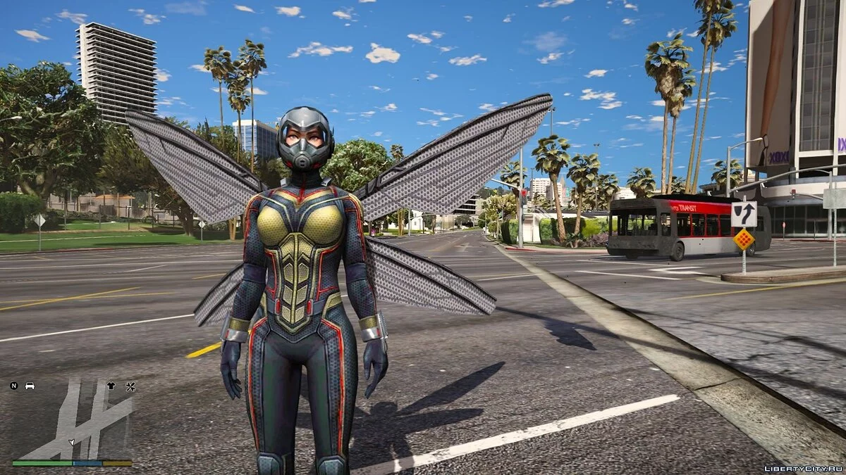 The Wasp From Ant-Man And The Wasp Movie / GTA 5
