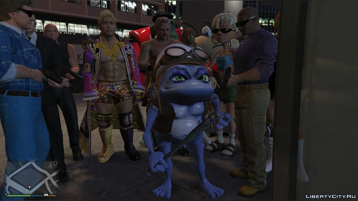 Crazy Frog со звуком + робот дрон (обновлено) / GTA 5