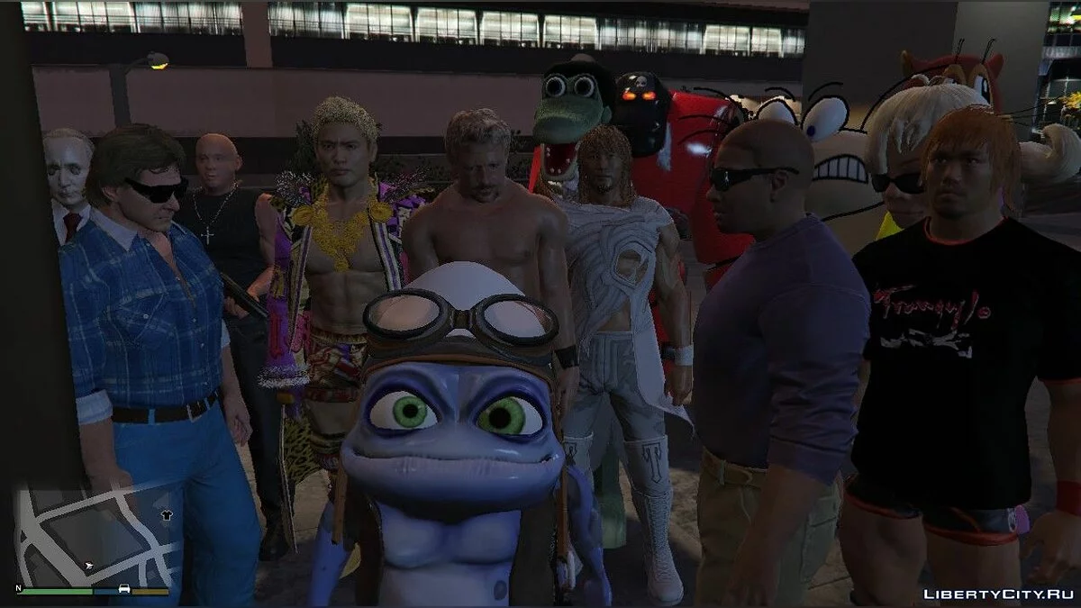 Crazy Frog со звуком + робот дрон (обновлено) / GTA 5