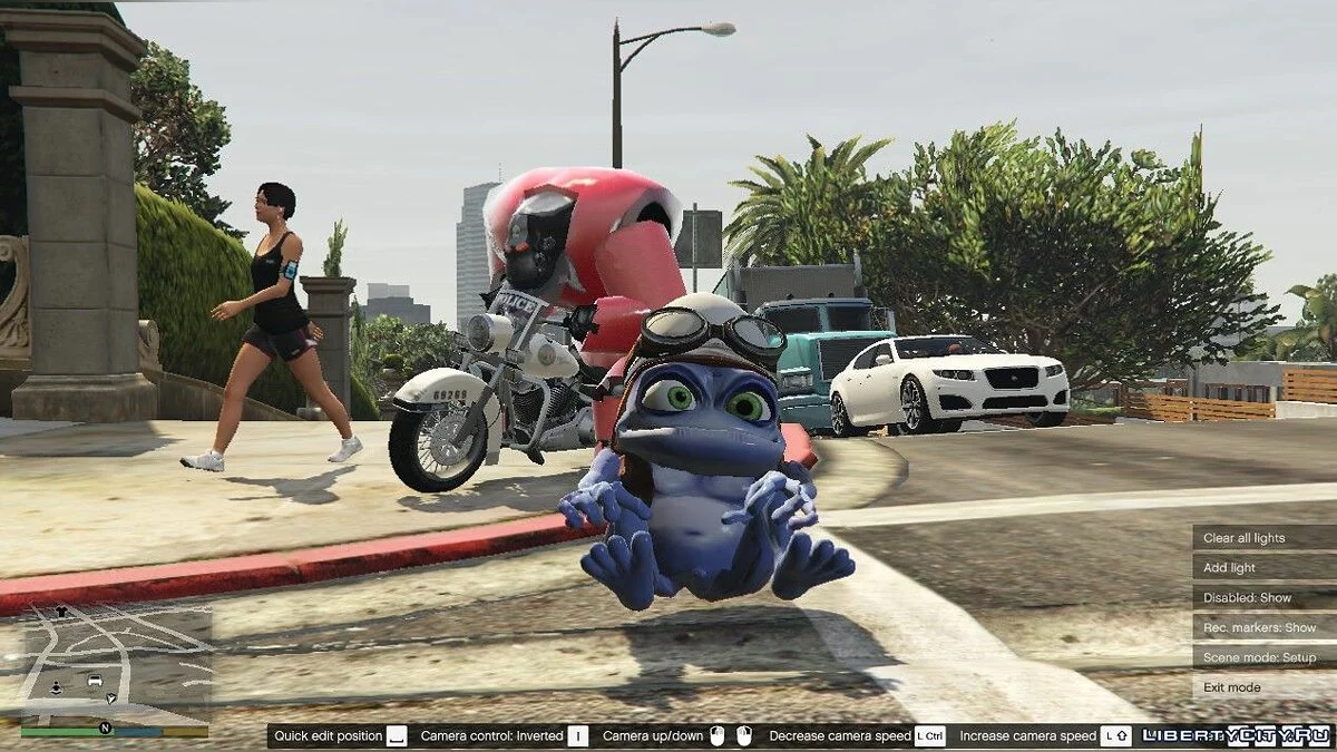 Crazy Frog со звуком + робот дрон (обновлено) / GTA 5