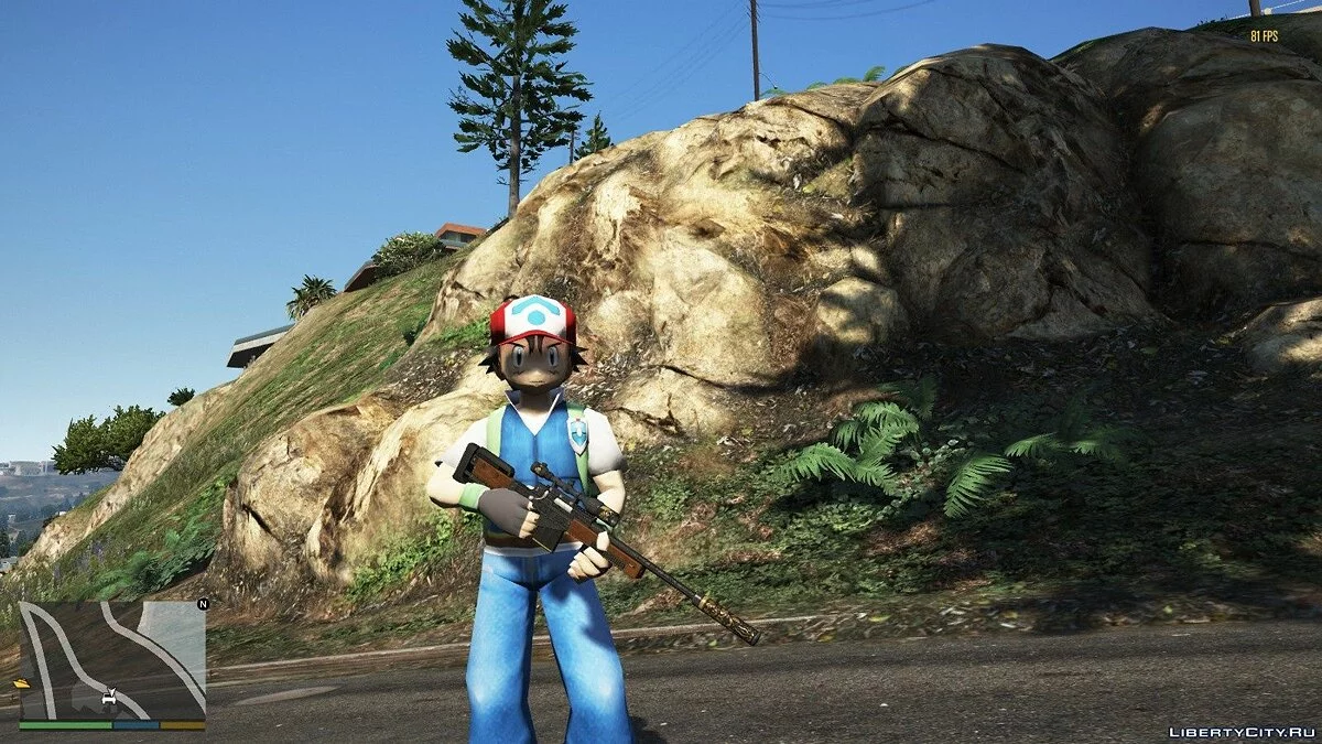 Ash Ketchum 1.0 / GTA 5