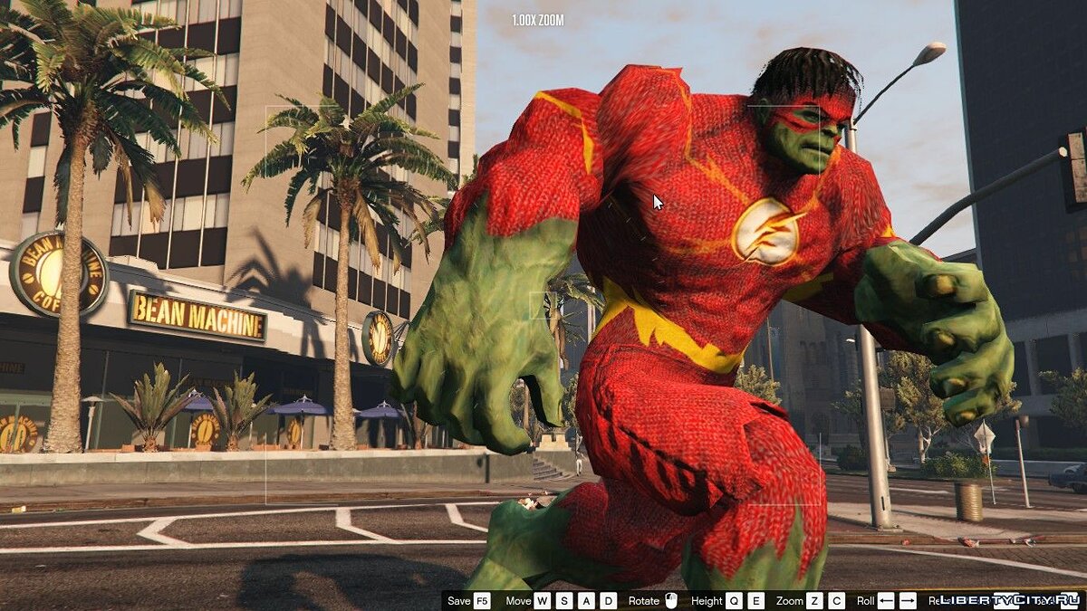 Скачать FLASH - HULK 1.0 для GTA 5