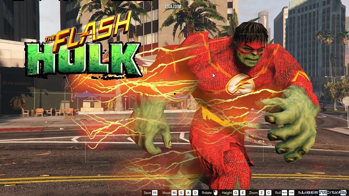 Скачать FLASH - HULK 1.0 для GTA 5