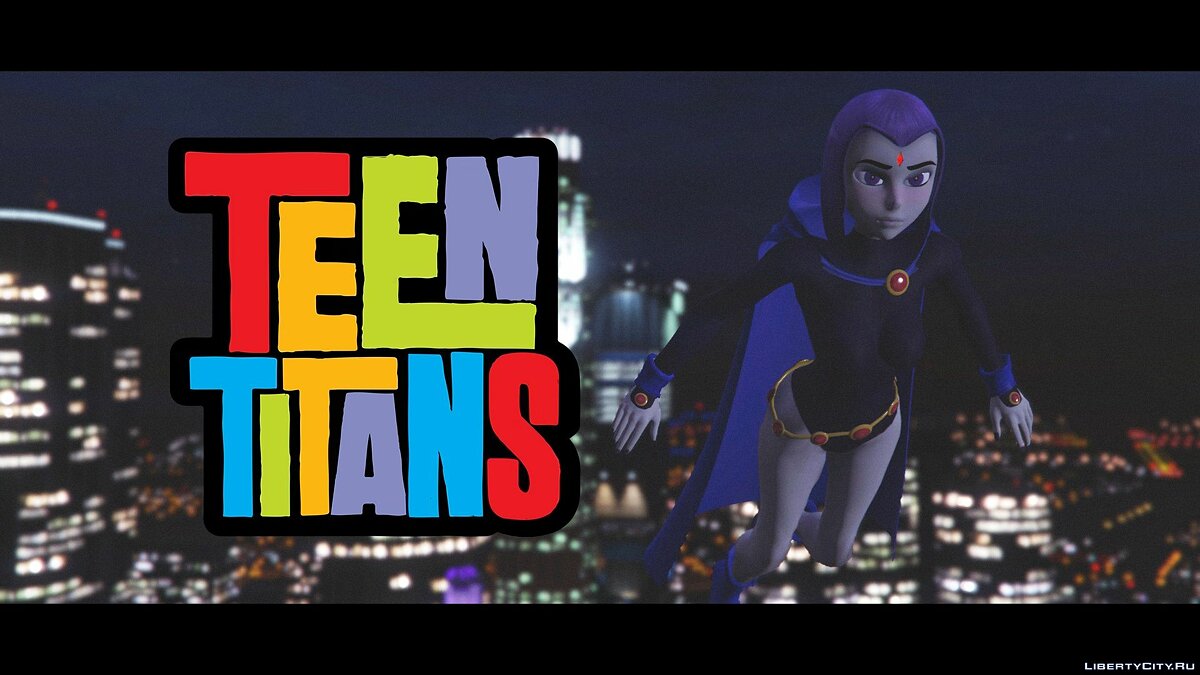 Скачать Raven - Teen Titans [Add-On Ped] [UPDATED] 2.0 для GTA 5