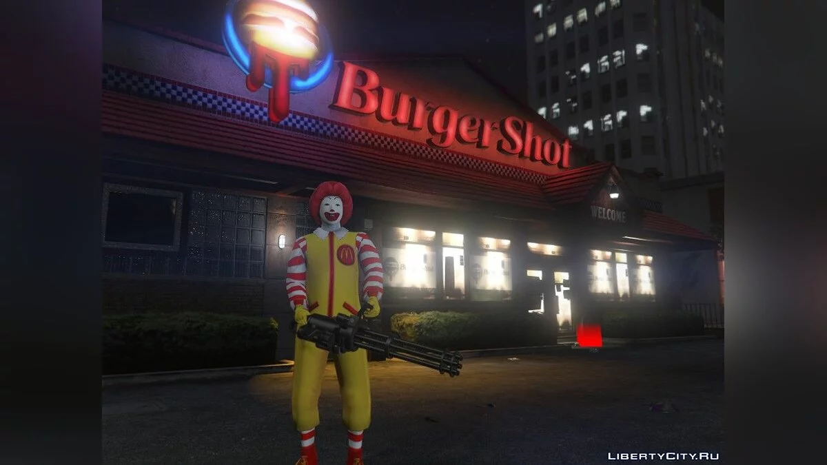 Ronald (McDonald) [Add-On Ped] / GTA 5