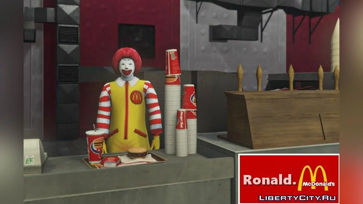 Ronald (McDonald) [Add-On Ped] / GTA 5