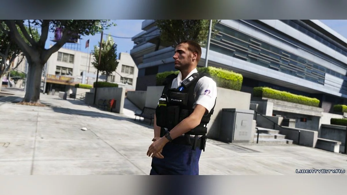 Uniform Politie Schoten, België | Police uniform of Schoten, Belgium / GTA 5