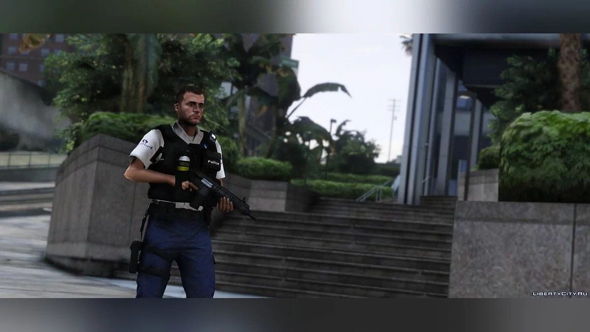 Uniform Politie Schoten, België | Police uniform of Schoten, Belgium / GTA 5