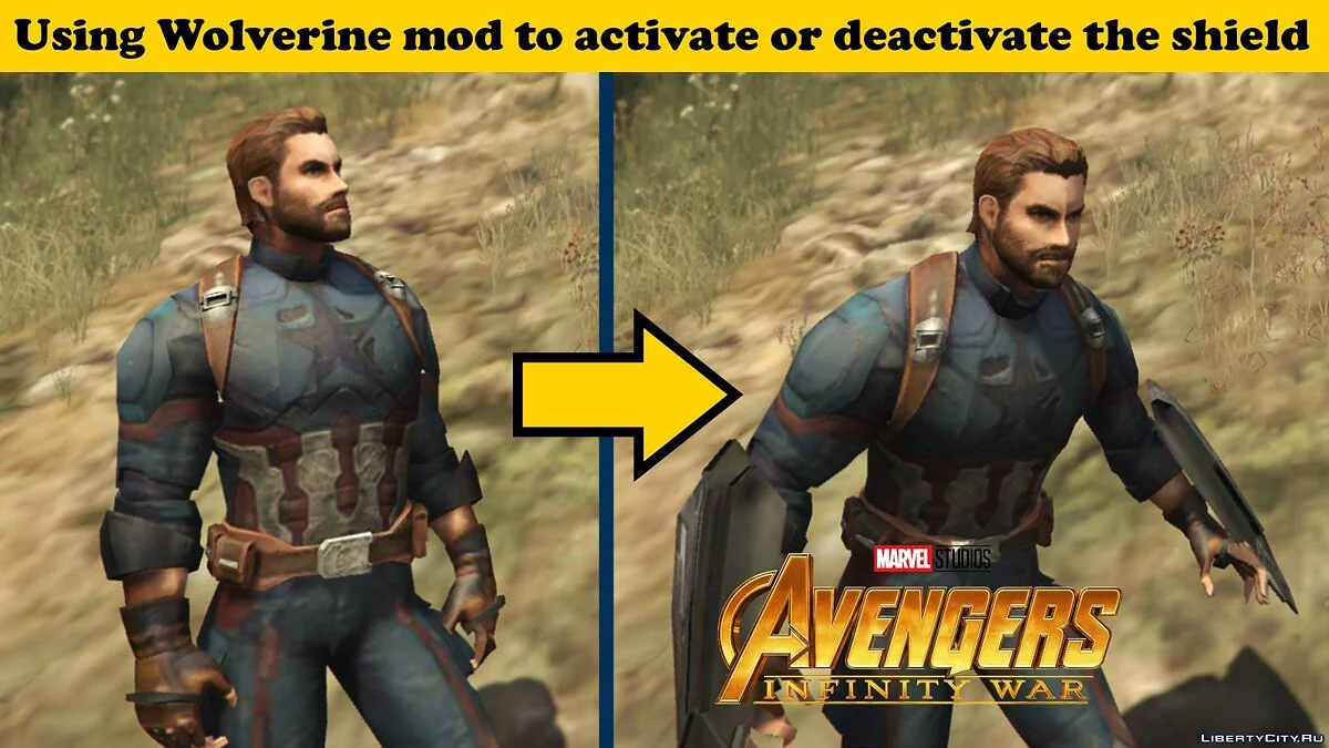 Captain America (Avengers Infinity War) [Add-On] 1.0 / GTA 5