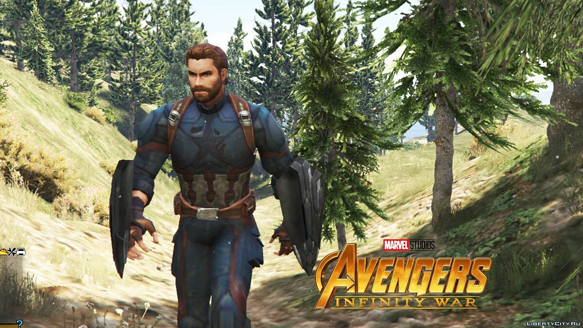 Скачать Captain America (Avengers Infinity War) [Add-On] 1.0 для GTA 5