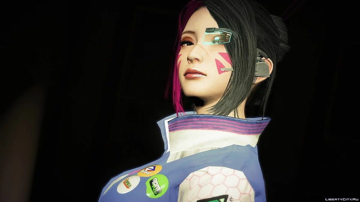 Cyberpunk Custom Female Ped [Add-on Ped | Replace] v1.0 / GTA 5