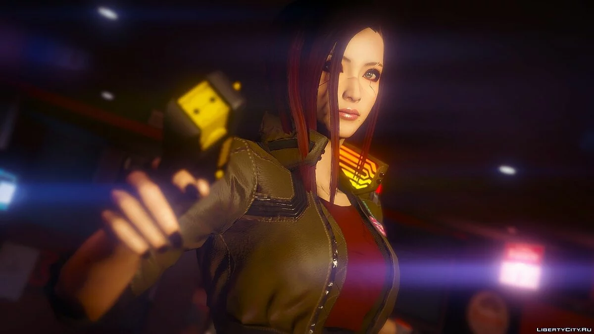 Cyberpunk Custom Female Ped [Add-on Ped | Replace] v1.0 / GTA 5