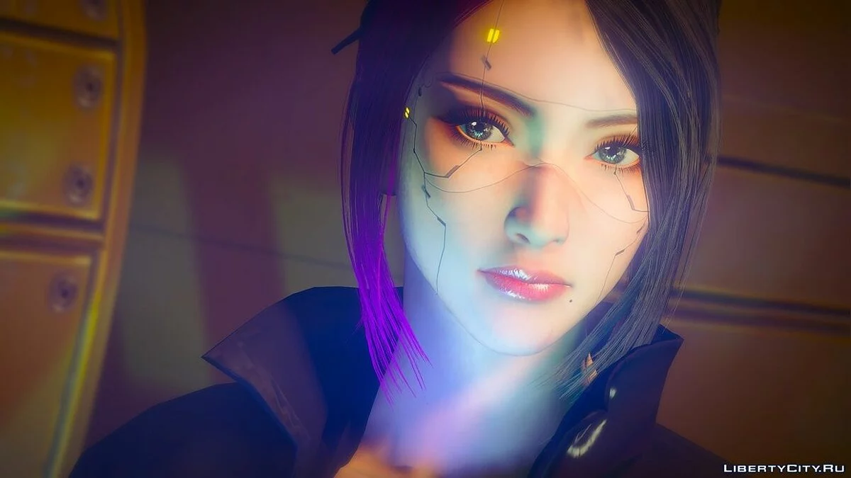 Cyberpunk Custom Female Ped [Add-on Ped | Replace] v1.0 / GTA 5