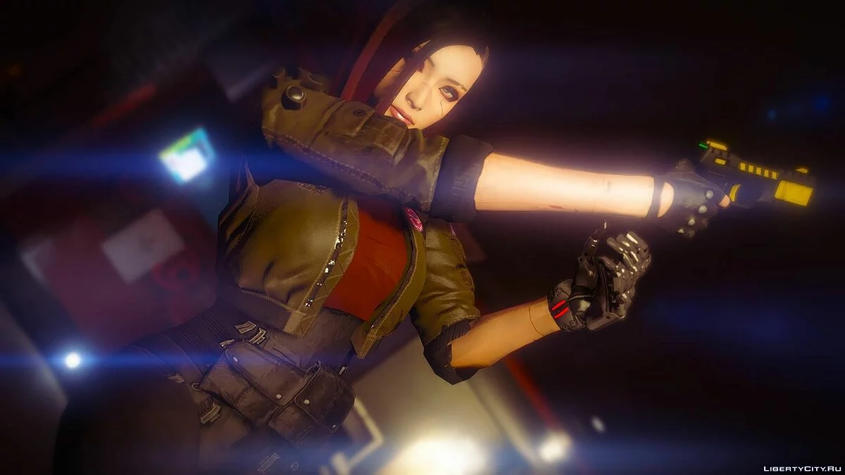 Cyberpunk Custom Female Ped [Add-on Ped | Replace] v1.0 / GTA 5