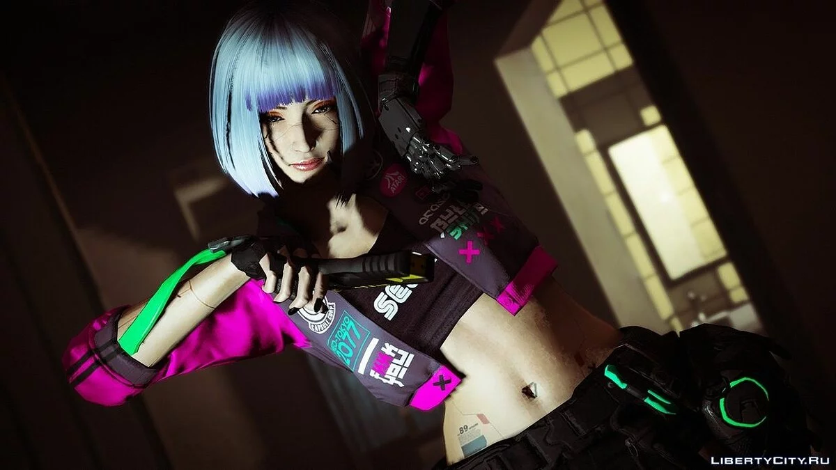 Cyberpunk Custom Female Ped [Add-on Ped | Replace] v1.0 / GTA 5