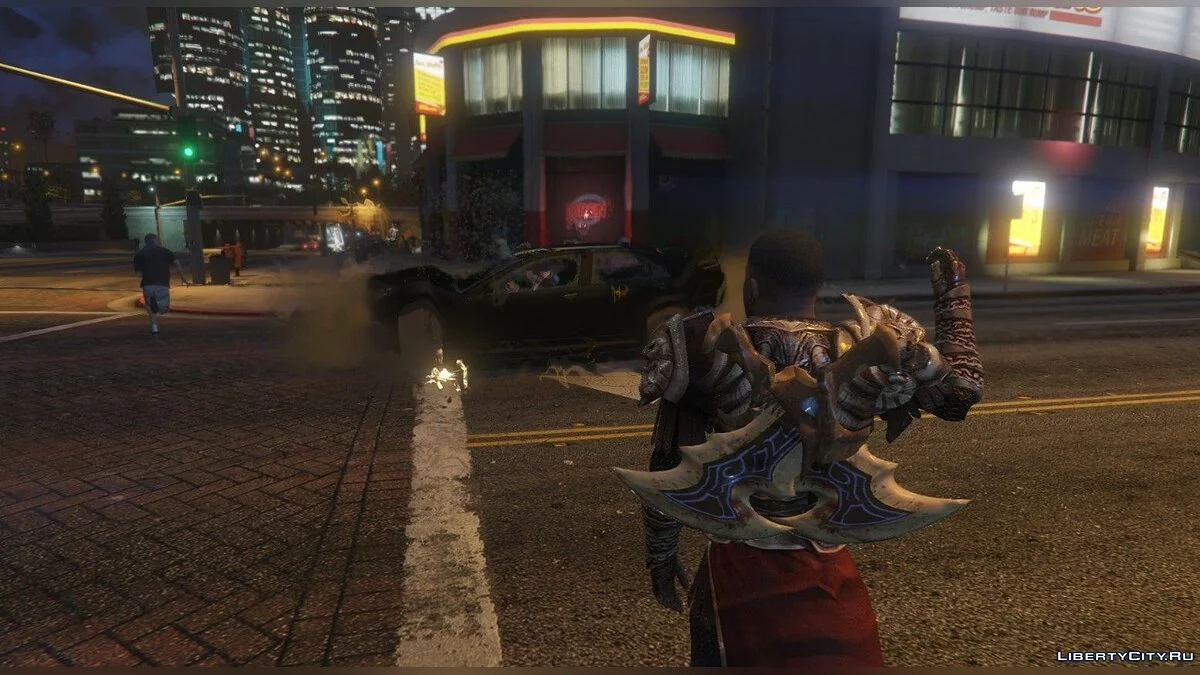 Franklin The GOD OF WAR! 1.0 / GTA 5