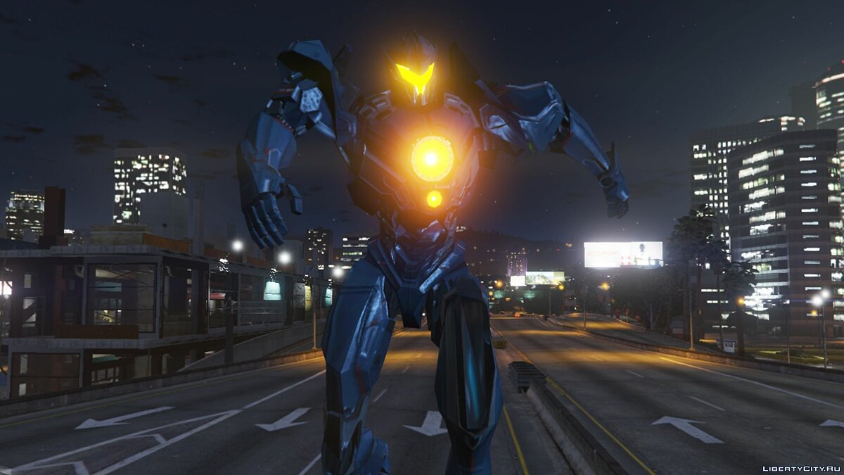 Скачать Gipsy Avenger (Pacific Rim : Uprising) [Add-on Ped] 1.0 для GTA 5