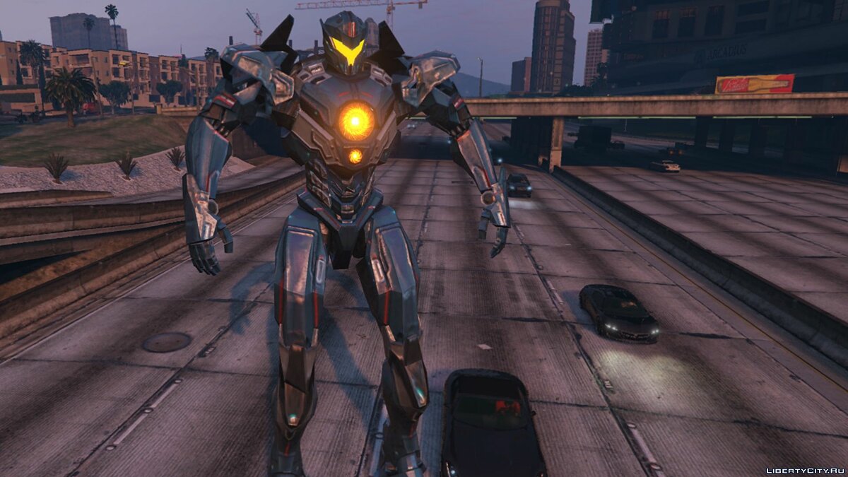 Скачать Gipsy Avenger (Pacific Rim : Uprising) [Add-on Ped] 1.0 для GTA 5