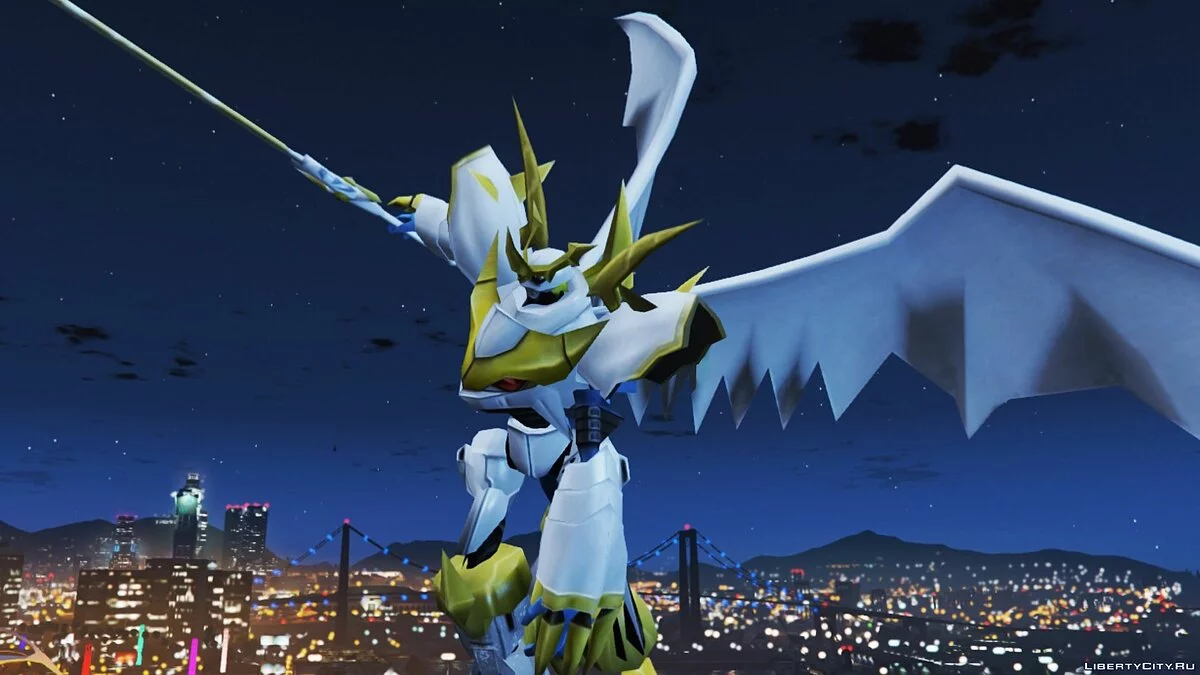 Imperialdramon Paladin Mode (Digimon) [Big Add-On Ped] 1.0 / GTA 5
