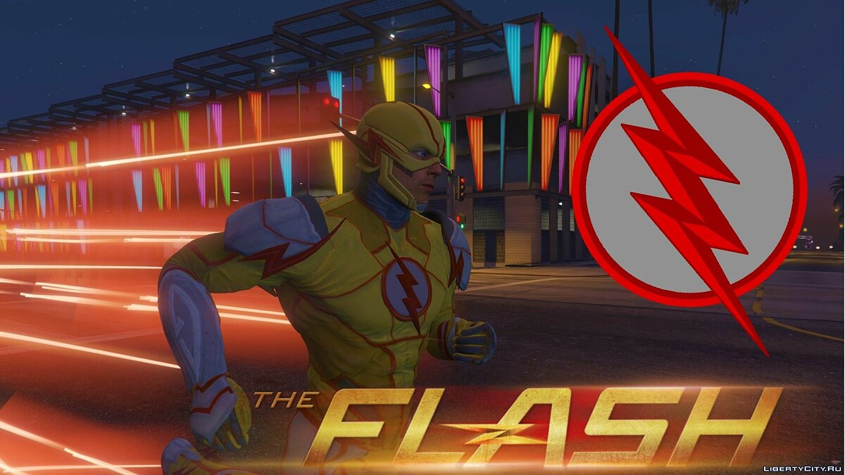 Скачать Injustice Reverse Flash! (NO GRIN) 1.1 для GTA 5