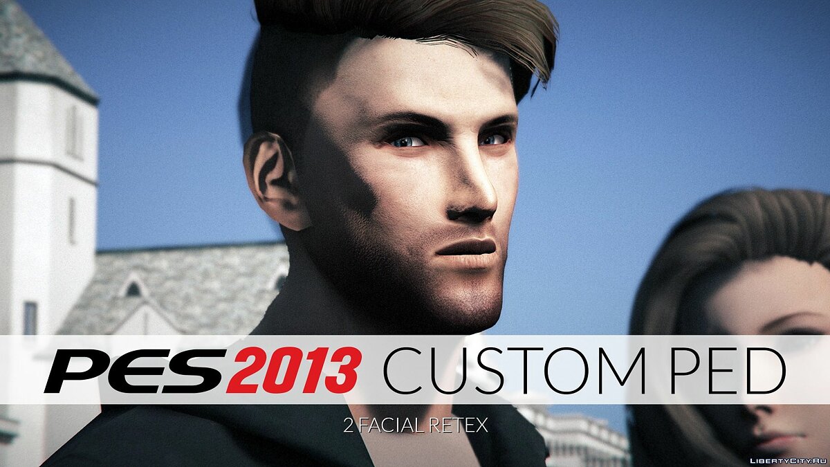 Скачать PES 2013 "Nelson" Custom Head Ped 1.1a [Addon/Replace]  1.1a для GTA 5