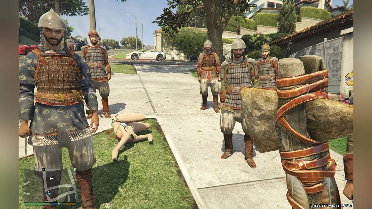 Сарацины (Мавры) из AC1 / Saracene warriors AC1 / GTA 5