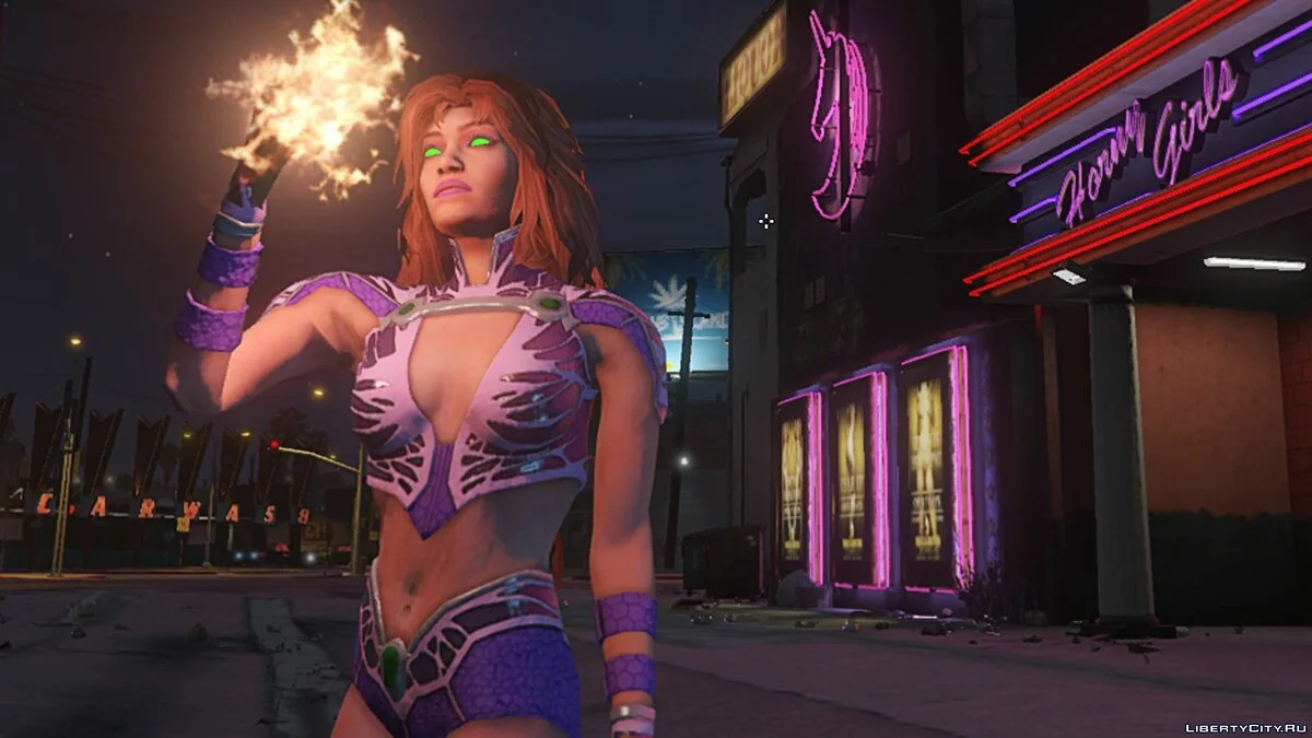 Starfire (Injustice 2) [Add-On Ped with Emissive eyes] 1.0 / GTA 5