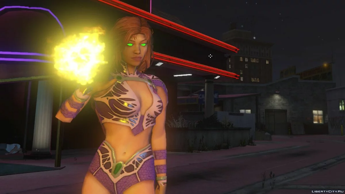 Starfire (Injustice 2) [Add-On Ped with Emissive eyes] 1.0 / GTA 5