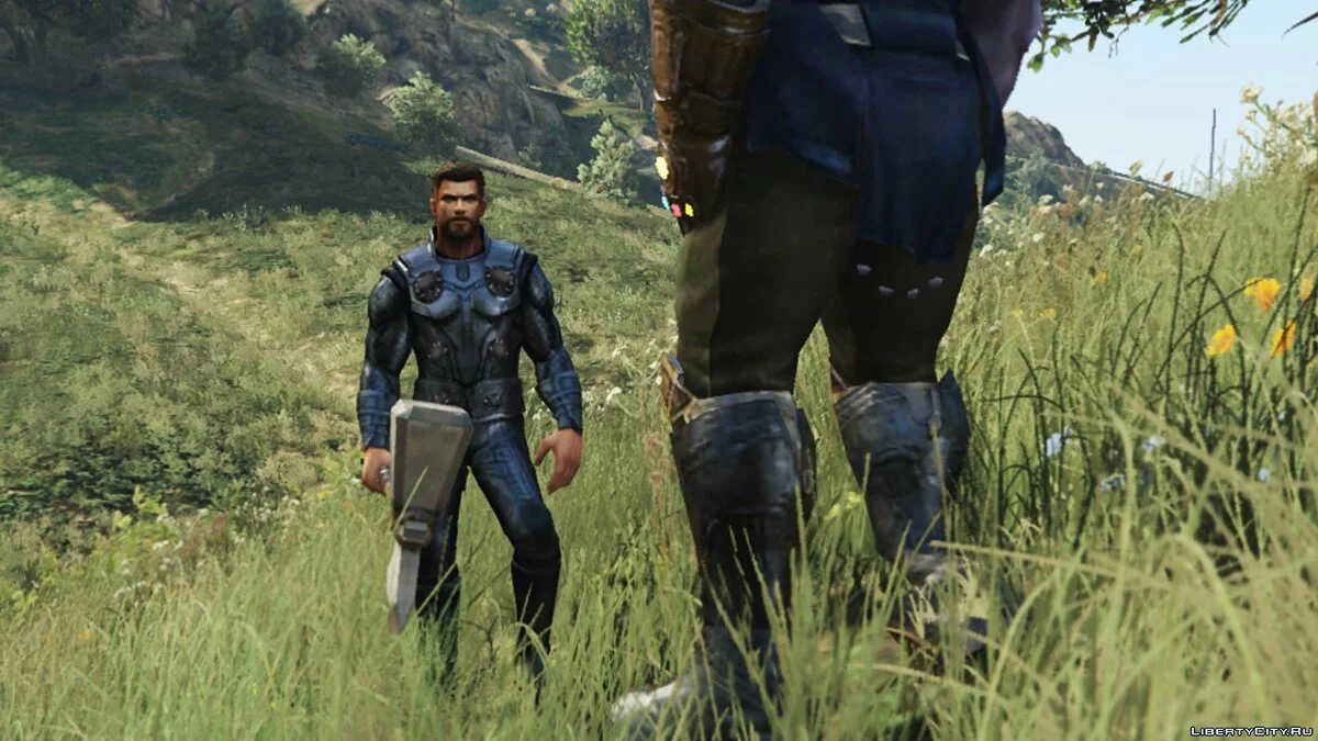 Thor (Avengers Infinity War) [Turn on & off Cape] 1.1 / GTA 5