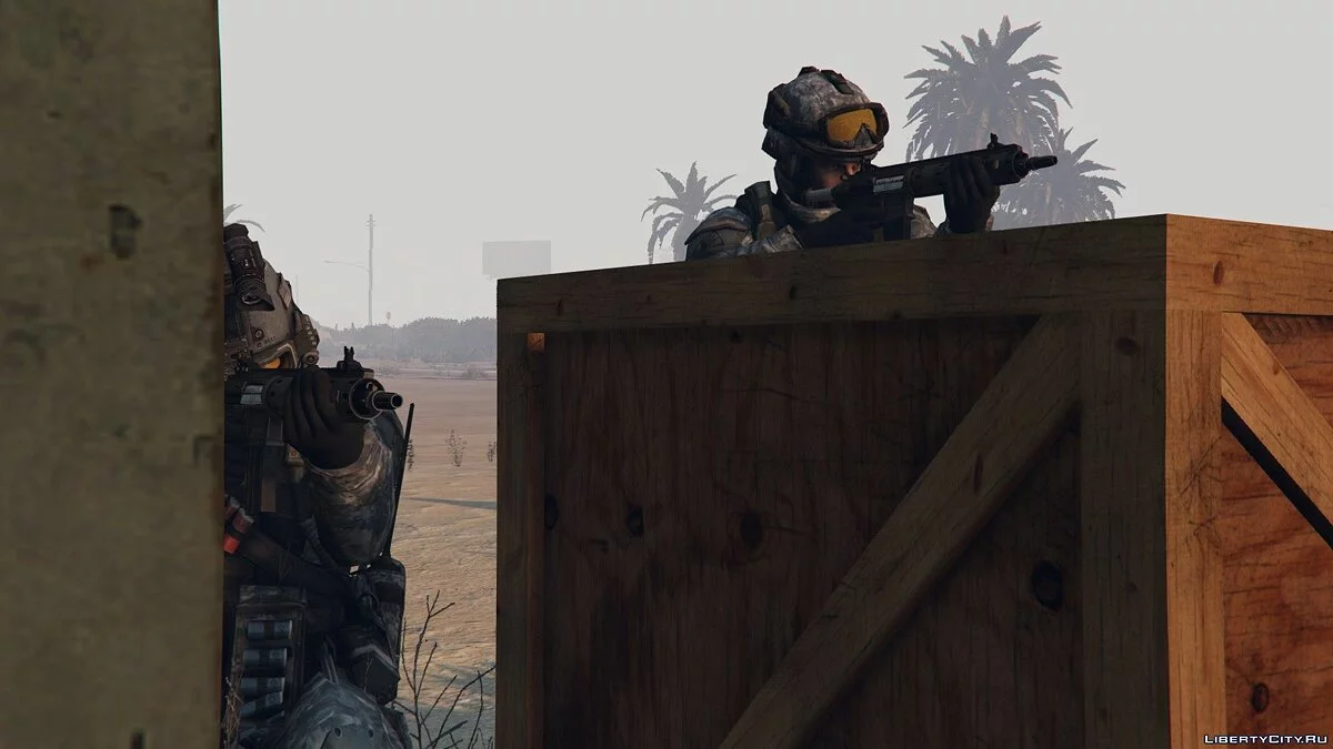 Call of duty MW General Shepherd and the US Rangers / GTA 5