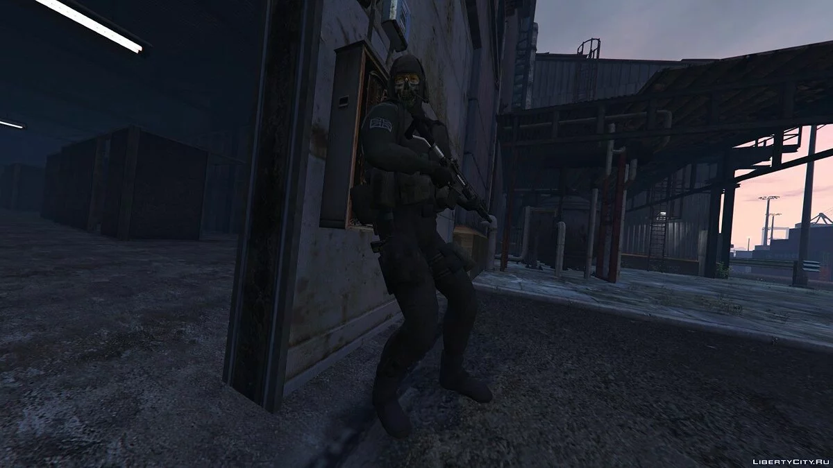 Call of Duty MW Simon "Ghost" Riley 1.0 - Саймон "Гоуст" Райли / GTA 5