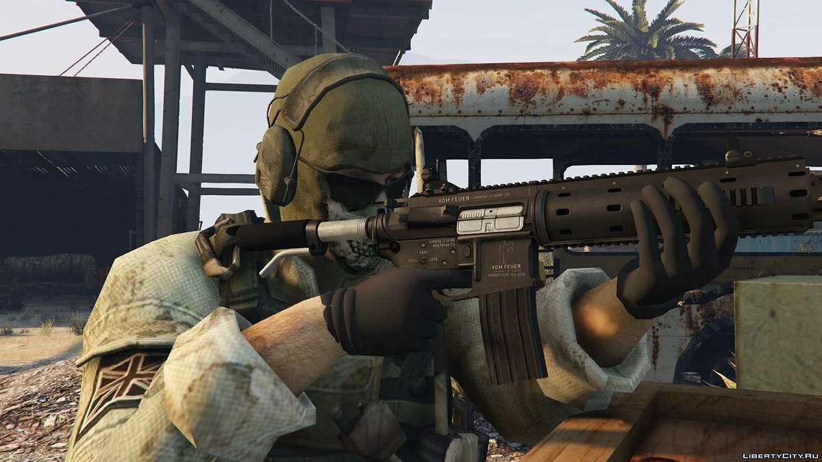Call of Duty MW Simon "Ghost" Riley 1.0 - Саймон "Гоуст" Райли / GTA 5