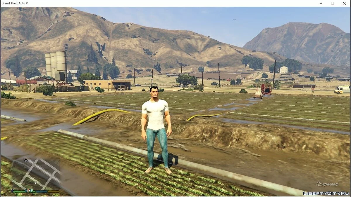 Clark Kent (White Shirt) - Superman BvS Injustice 2 [Retexture] 1.0 / GTA 5