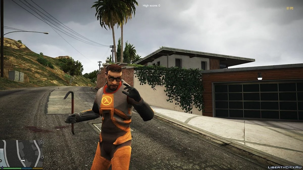 Гордон Фриман из Half-Life 2 v1.0 / GTA 5