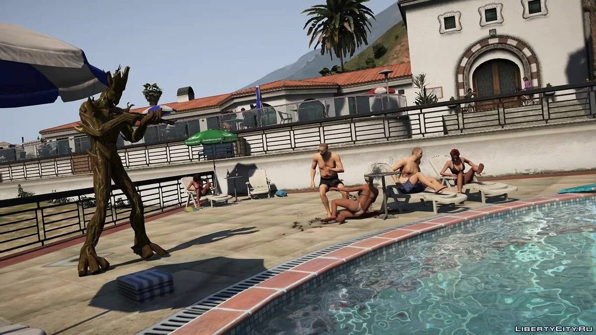 GROOT - Guardians Of the Galaxy [Add-On Ped] 1.0 - Грут из фильма Стражи галактики / GTA 5