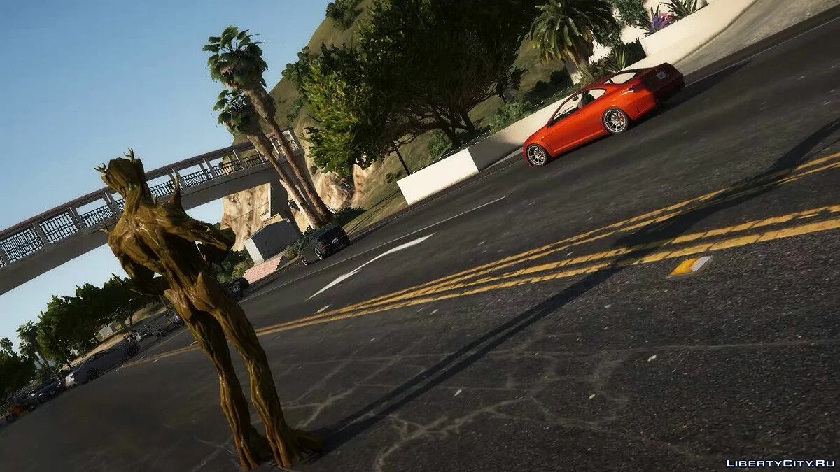 GROOT - Guardians Of the Galaxy [Add-On Ped] 1.0 - Грут из фильма Стражи галактики / GTA 5