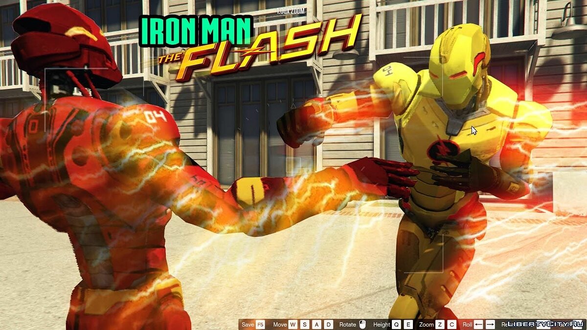 Скачать IRON MAN - FLASH+REVERSE FLASH 2.0 - Железный Флэш для GTA 5