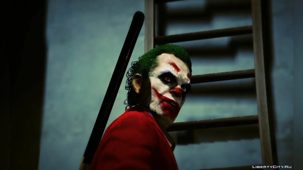 Trevor Phoenix Joker 1.0 - Скин Джокера для Тревора / GTA 5
